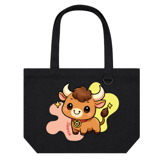 Landscape Tote Bag: Taurus Cartoon