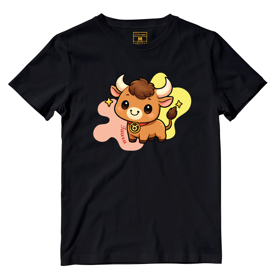 Cotton Shirt: taurus Cartoon