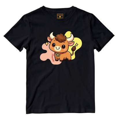 Cotton Shirt: taurus Cartoon