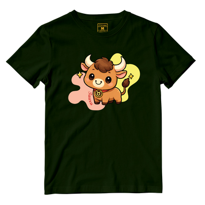 Cotton Shirt: taurus Cartoon