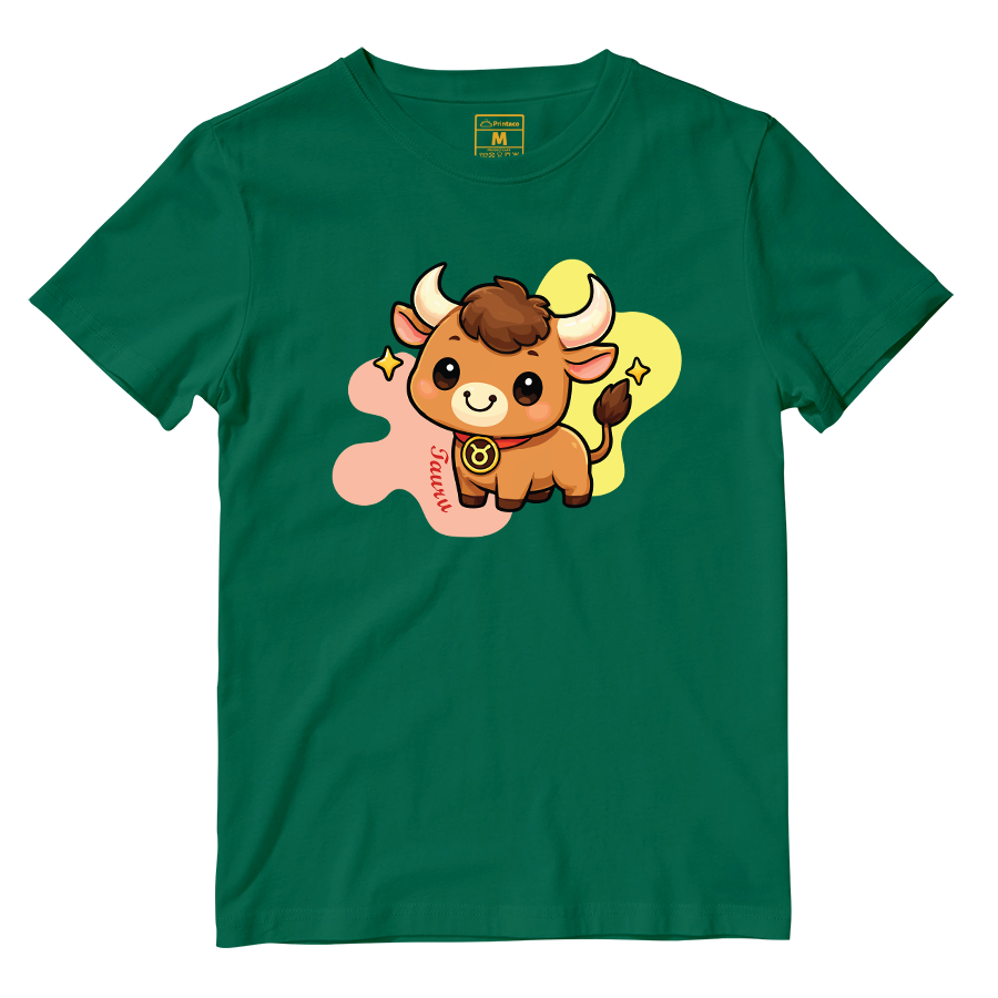 Cotton Shirt: taurus Cartoon