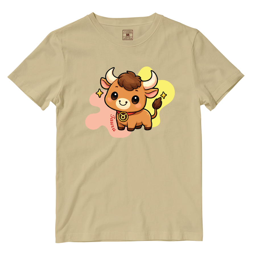 Cotton Shirt: taurus Cartoon