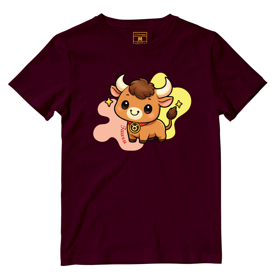 Cotton Shirt: taurus Cartoon