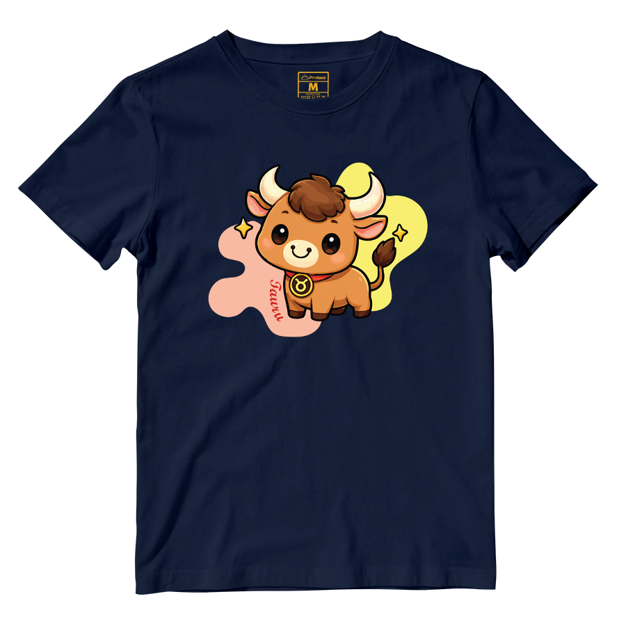 Cotton Shirt: taurus Cartoon