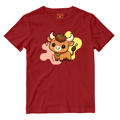 Cotton Shirt: taurus Cartoon