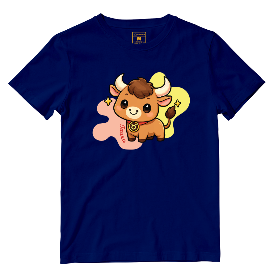 Cotton Shirt: taurus Cartoon