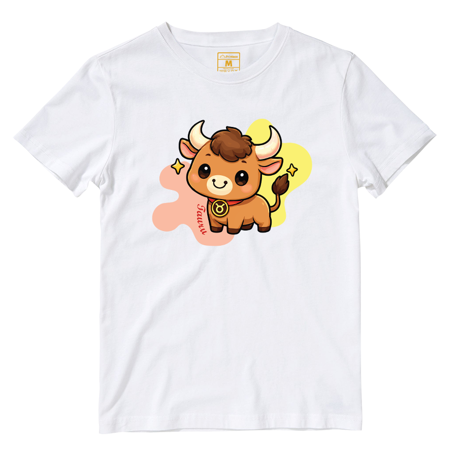 Cotton Shirt: taurus Cartoon