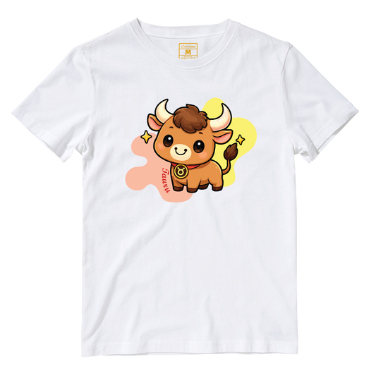 Cotton Shirt: taurus Cartoon