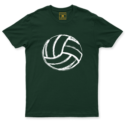 Drifit Shirt: Volleyball Brush