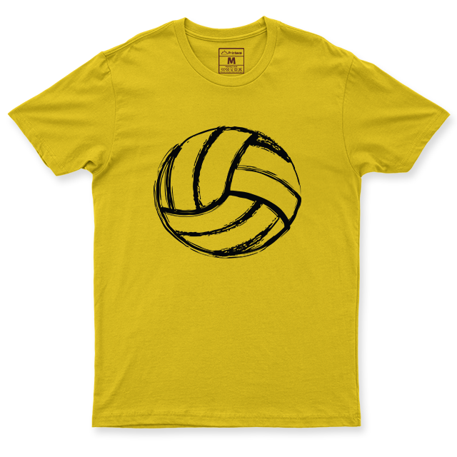 Drifit Shirt: Volleyball Brush