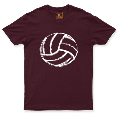 Drifit Shirt: Volleyball Brush