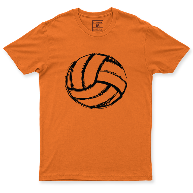 Drifit Shirt: Volleyball Brush