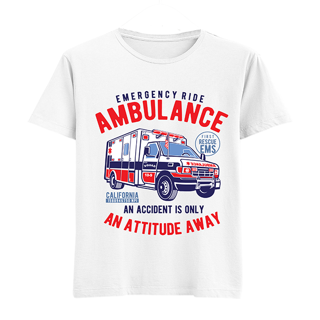Ambulance Spandex Shirt