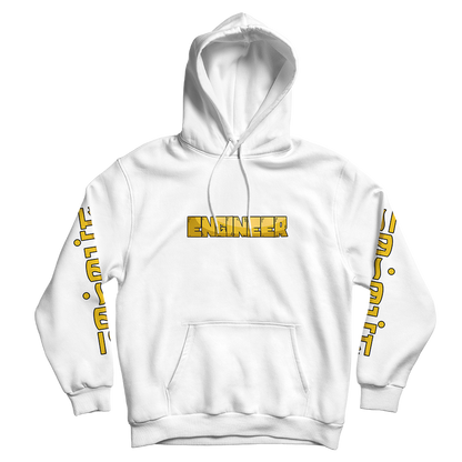 Engineer Doodle Front&Back Hoodie