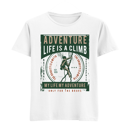 C. Spandex Shirt: Life is A Climb